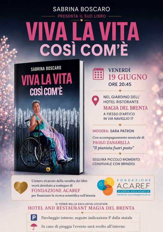 “Viva la vita così com’è”: una serata di ispirazione, solidarietà e condivisione a Magia del Brenta “Viva la vita così com’è”: una serata di ispirazione, solidarietà e condivisione a Magia del Brenta