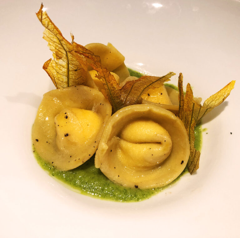 Tortelli del nuovo menù d'autunno - Ristorante Magia del Brenta